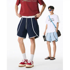 Men Summer Outdoor Casual Shorts Loose Fit Quick Dry Breathable Running Sports Shorts man Gym Comfort Lightweight Fabric voguable