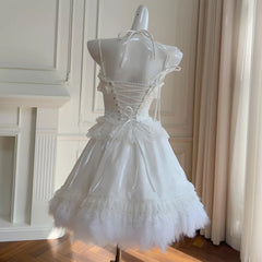 Fashion Women Dress Short Sleeve Strapless Lace Patchwork Female Summer Party Dresses New Tide 3QW1325 voguable