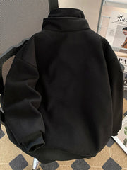 American Heavy Fake Two-piece Thick Wool Jacket Men's 2025 Winter American Workwear Woolen Jacket Top Aesthetic Urban voguable