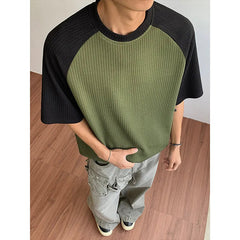 Summer Short Sleeved T-shirt Men Fashion White Casual T Shirt Men Streetwear Korean Pleated T Shirt Mens Top Large Size 4XL voguable