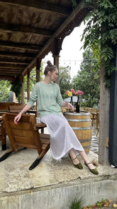 French Elegant Solid Silky Shiny Long Skirt Fashion Elastic Waist Satin Pleat Women Dress Spring Korean Chic A-line Ladies Skirt voguable