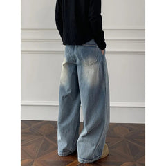 Jeans men Wash Light Blue Relaxed Fit 2025 New Arrival High Quality Distressed Denim Pants Men Streetwear Fashion Youth Casual voguable