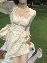 Voguable Spring Elegant Y2K Midi Dress Women Casual Lace One Piece Dress Korean Sweet Vintage Floral Dress Party Long Sleeve voguable