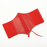 Voguable Embroidery Elastic Belts for Women Fashion Vintage Shaper Belt Waistband Tight Cummerbunds Elegant Slimming Corset Women Clothes voguable