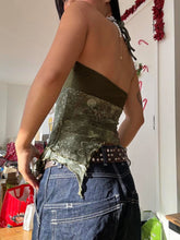 Voguable Boho Vintage Print Mesh Patchwork Crop Top Women V Neck Camis Y2K Streetwear Female Coquette Aesthetic Clothes 2024 voguable