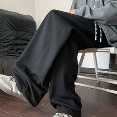 Black Casual Pants Men Fashion Oversized Wide Leg Pants Men Streetwear Loose Sweatpants Mens Sports Pants Male Trousers M-3XL voguable