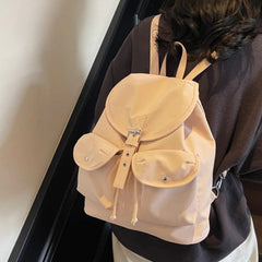 Japanese Women College Students Backpack Fashion Trendy All Match Schoolbags Vintage Y2k Aesthetic Casual Backpacks Streetwear voguable