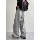 Grey Black Casual Pants Men Fashion Oversized Wide Leg Pants Men Streetwear Korean Loose Sweatpants Mens Joggers Trousers M-2XL voguable
