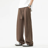 Voguable Men's Trousers New Spring/summer Loose Straight-leg Casual High-waisted Wide-leg Pants voguable