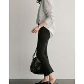 Voguable Women's Autumn New Korean Style with Vertical Striped Shirt Loose Versatile voguable