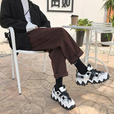 Winter Thick Woolen Pants Men Warm Fashion Casual Straight Pants Men Korean Loose Wide Leg Pants Mens Thicken Suit Trousers voguable