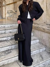 Casual Satin Women'S Skirt Spring Summer Fashion Loose High Waist Maxi Skirts Elegant Simple Slik Fishtail Skirt voguable