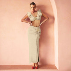 3pcs Black Swimsuit With Beach Pants Women Swimwear 2025 Sexy Bikini Female Ruffle Biquini V Neck Swim Suits Bodysuit Beachwear voguable