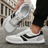 Voguable New Men's Wide Toe Shoes Comfortable Breathable Non Slip Sneakers Summer Fashionable Minimalist Trendy Mesh Casual Running Shoes voguable