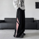 Unisex Summer Outdoor Loose Casual Pants men Sports Trousers Two Tone Design Lightweight Breathable Hiking Travel Elastic Waist voguable