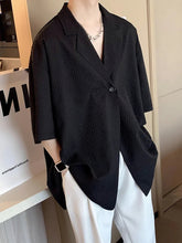 Men Shirts Simple Harajuku Advanced Lapel Japanese Style Daily Versatile Streetwear Temperament Handsome Aesthetic Leisure Chic voguable