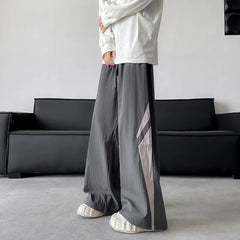 Unisex Summer Outdoor Loose Casual Pants men Sports Trousers Two Tone Design Lightweight Breathable Hiking Travel Elastic Waist voguable