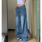 5Xl Oversized Women Wide Leg Jeans Vintage Y2K Streetwear Baggy Denim Trousers Fashion Korean Casual High Waist Straight Pants voguable