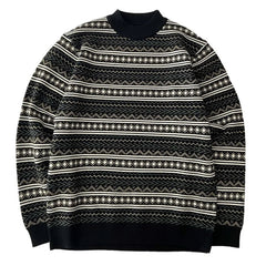 Winter Sweaters Men Slim Fit Warm Fashion Retro Knitted Pullovers Men Korean Casual Long Sleeved Sweaters Mens Jumper Clothes voguable