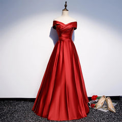 Voguable Red Wedding Dress New Summer One Shoulder Slimming Elegant Long Princess Skirt Style for Wedding Banquet Ceremony voguable