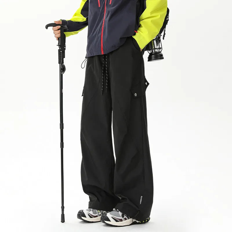 American Style Waterproof Cargo Pants Men Loose Straight Military Trousers Outdoor Casual Sport Hiking Tactics Pants voguable