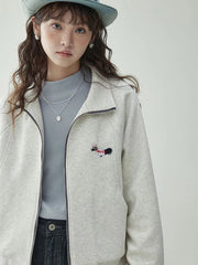 Cartoon Cute Sweatshirts Women Vintage Streetwear Long Sleeve Loose Tops Japan Kawaii Female Retro Pockets Fall Outwear New voguable