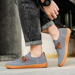 Voguable Men Casual Dress Sneakers Minimalist Wide Barefoot Shoes Outdoor Comfort Lightweight Leisure Shoes Non Slip Wide Running Shoes voguable