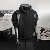 New American Retro Men's Hooded Sweatshirt Casual Harajuku Navy Patchwork Long Sleeve Pullover Autumn High Quality Hoodies M-3XL voguable