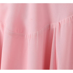 Sexy Backless Pink Halter Dress For Women Sleeveless A-line Midi Party Dresses Summer Robe