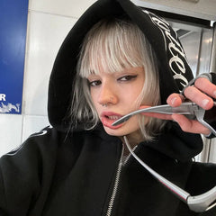 American Winter Sweatshirt Y2k Gothic Hip Hop Couple Hoodies Print Harajuku Zip Up Oversized Women Punk Grunge Black Jacket voguable