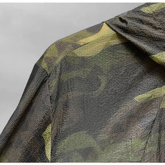 Voguable Sunscreen Clothes for Men's in Summer New Pattern Cardigan Hooded Camouflage Thin Style Fashion All-match Outdoors Coats voguable