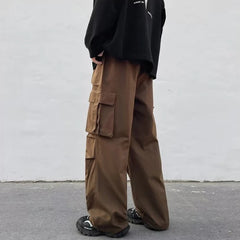 Cargo Pants Women Vintage American Stylish Loose Safari Style Unisex Street BF Fall All-match Harajuku Y2k Spring Trouser Chic voguable