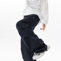 2025New Spring Men Pants Casual Loose Wide Leg Trousers fashion Comfort Fit Floor Sweeping Long Drop Pants Relaxed Streetwear voguable