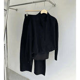 Korean Casual Sports High-end Suit Autumn Sweatshirt Fake Two-piece Spring Fashion Trend Casual Loose Suit Aesthetic Academy voguable