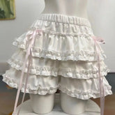 Voguable Y2K Japanese Kawaii Aesthetic Skirt Women Cute Sweet Flared Mini Skirt Harajuku Casual Street Fashion Daily Wear Short Female voguable