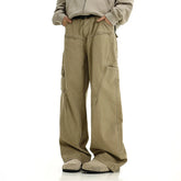 Voguable Techwear Wide Cargo Pants Men Hip Hop Wide Leg Trousers Male Streetwear Loose Casual Oversize Korean Men Clothing voguable