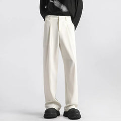 Suit Pants Men Slim Fit Fashion Social Mens Dress Pants Korean Casual Straight Pants Mens Office Formal Trousers Large Size 5XL voguable