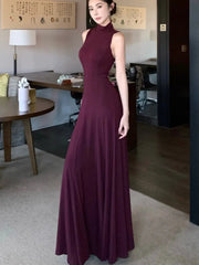 Women Sexy Vintage Summer Backless Dresses Slit Fit Sleeveless Spaghetti Strap Halther Evening Dress Club Party Prom Chic New voguable