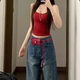 Trendy Mini Purses and Handbags Sweet Y2k Aesthetic Fashion Casual Waist Packs Luxury Design All Match Vintage Bags for Women voguable