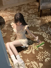 Voguable Japanese Kawaii Sweet Dresses Women Summer New Lace Patchwork Sleeveless Dress Fashion All Match Sexy Mini Vestidos voguable