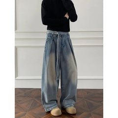 Jeans men Wash Light Blue Relaxed Fit 2025 New Arrival High Quality Distressed Denim Pants Men Streetwear Fashion Youth Casual voguable