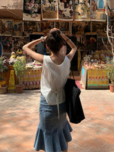 Casual Women Thin Cotton Summer Vest New V-neck Pocket Single Breasted Office Lady Tank Beige Black Fashion Sleeveless Top voguable