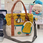 Vintage Contrast Color Casual Harajuku Shoulder Handbags Grunge Y2k Aesthetic Casual Underarm Bag Fashion Women Crossbody Bags voguable