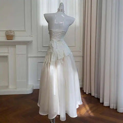 Brooch Women's Neck-mounted Dress Bandage Lace Hollow Out Sleeveless Backless V-Neck 2025 Spring New Dresses Female 3QW0005 voguable