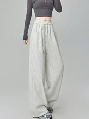 Streetwear Y2K Sweatpants Women Vintage High Waist Loose Straight Trousers American Harajuku Bf Fall Hip Hop Pockets Pants voguable