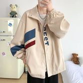 Voguable Men Bomber Jacket And Coats Letter Printed Outerwear Streetwear 2024 Fashion Plus Size Loose Windbreaker Coat Male Clothing 5XL voguable