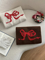 Sweet Knitted Sweater Women Oversized Bow Embroidery Pullover Korean Fashion Casual Jumper All-Match Autumn Winter High Street voguable