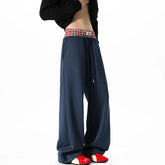 Spring Black Casual Pants Men Oversized Wide Leg Pants Men Grey Sweatpants Streetwear Loose Sports Pants Mens Joggers Trousers voguable