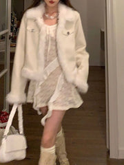 Voguable 2024 Spring French Elegant Y2k Mini Dress Woman Short Party Pure Color Casual Dress Office Lady One Piece Dress Korean Fashion voguable