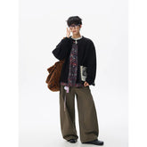 Jacket men Stand Up Collar Single Breasted Fake Two Piece Jacket Autumn Thin Ethnic Print Patchwork Mens Outerwear Coat men new voguable